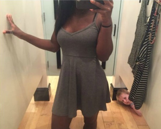 It Wasnt Until She Posted Photo Online From Inside Dressing Room That