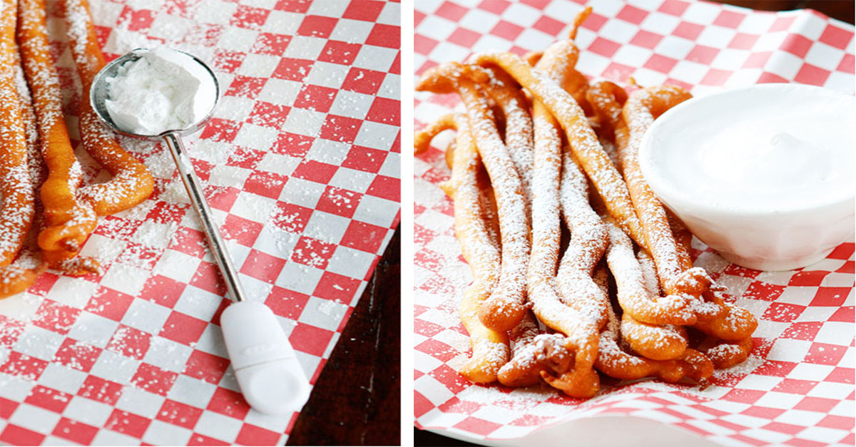 wing zone funnel cake fries