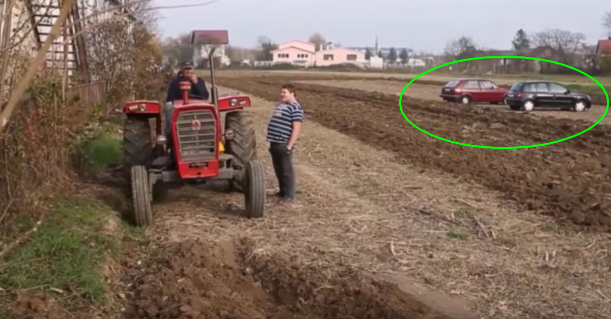 Despite Being Warned, They Parked Illegally On His Farm. How Farmer Gets Revenge Is Hilarious (video)