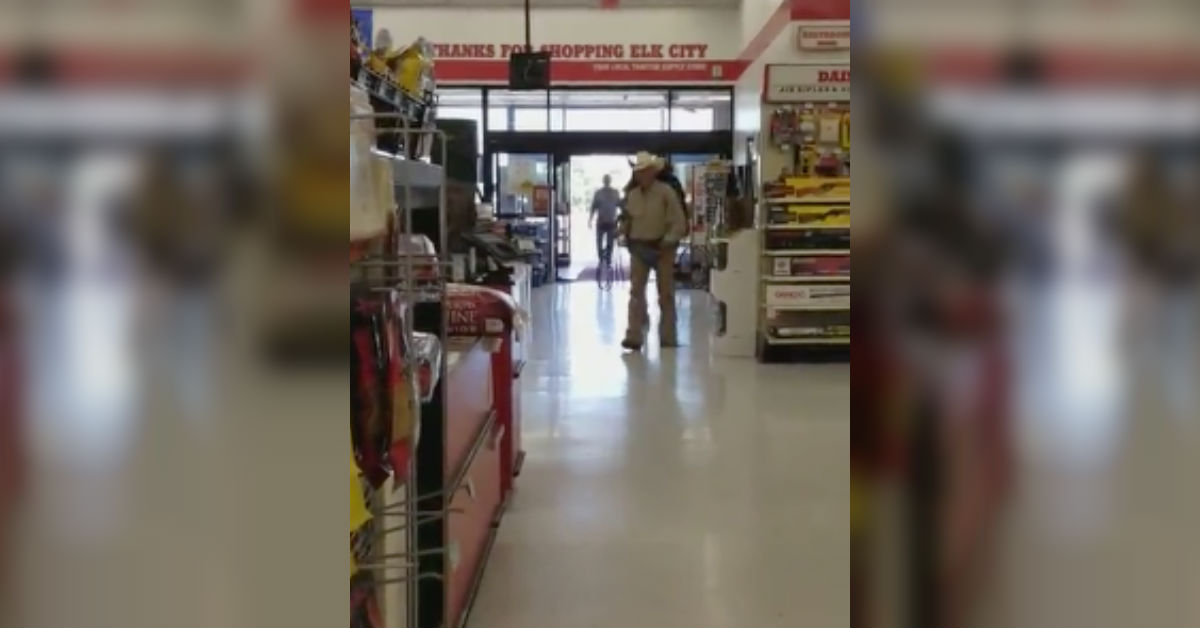 Man Hears Leashed Animals Are Allowed In The Store, So He Brings His 2,000 Pound Pet In