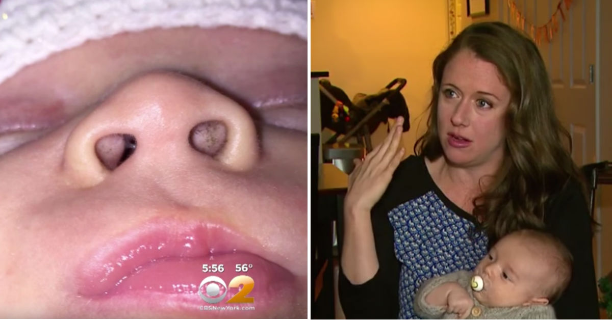 Mom Sees Black Dots Forming In Her Baby’s Nose And Finds Out It&#8217;s From Scented Candles