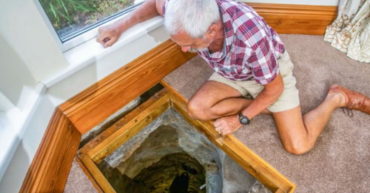 Man Finds Tunnel Under His Living Room Floor