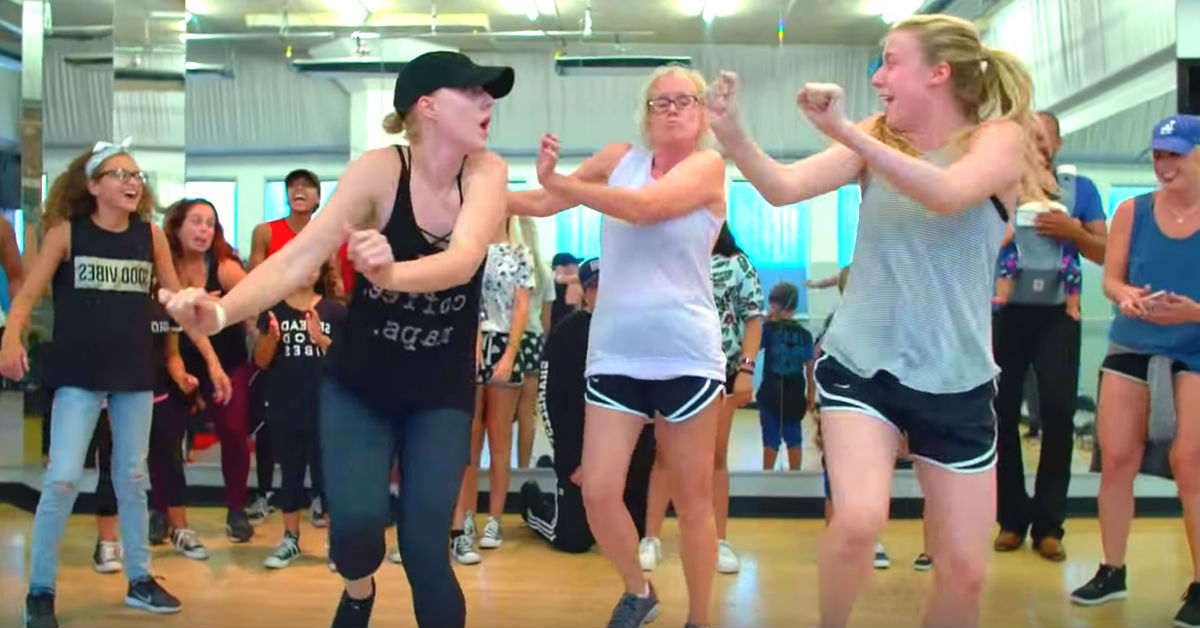 Girls Have Spent Months Perfecting The Dance But When Mom Jumps In The Video Go Viral