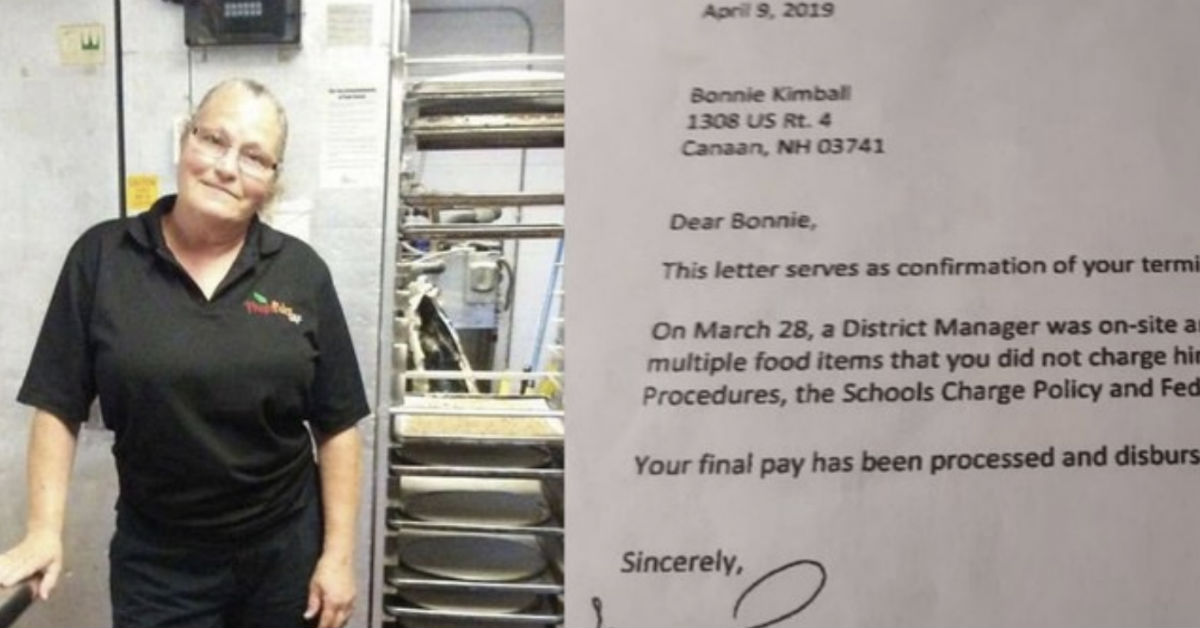 Lunch Lady Fired After Giving Food To A Student In Need