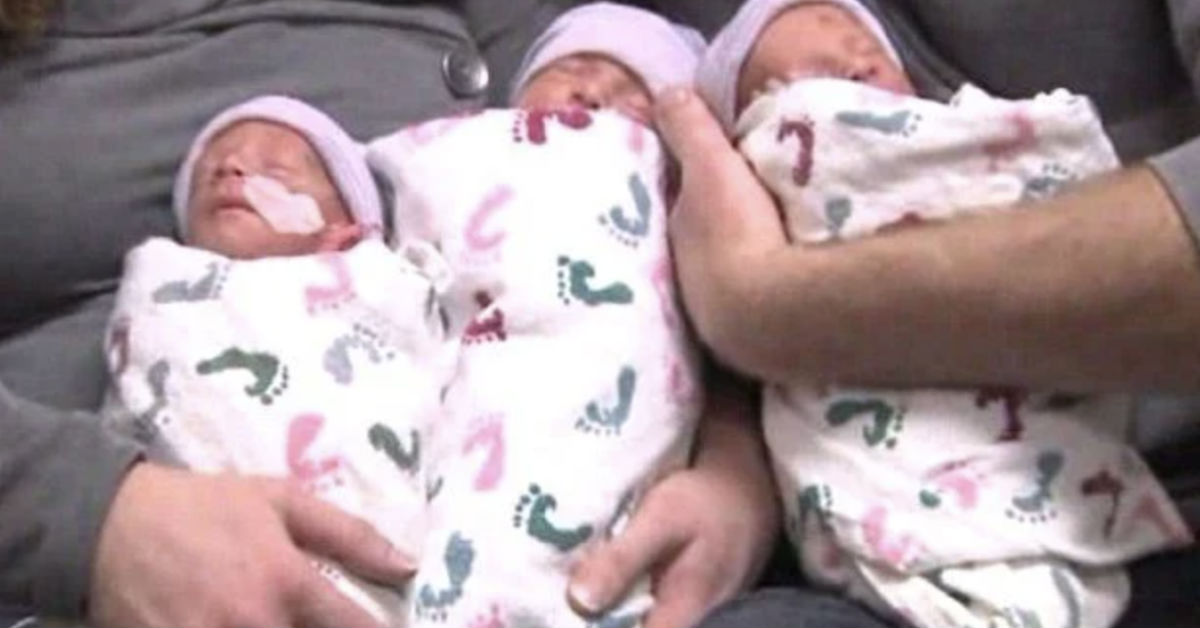 These Triplets Are 1 In A 100 Million