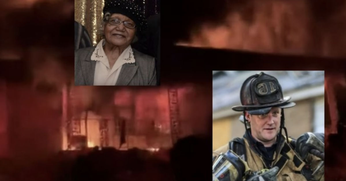 Firefighter Suspended Without Pay After Running Into A Burning Building To Save An Elderly Woman