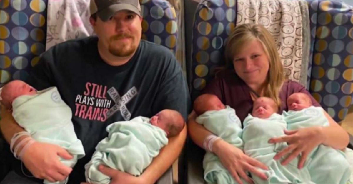 Couple With Only Boys, Tries 1 More Time for A Girl And Ends Up Having Quintuplets