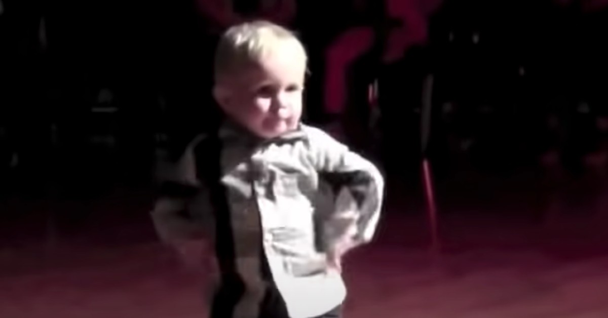 2-Year-Old Catches Crowd Attention With His Moves The Moment Favorite Elvis Song Plays at a Party
