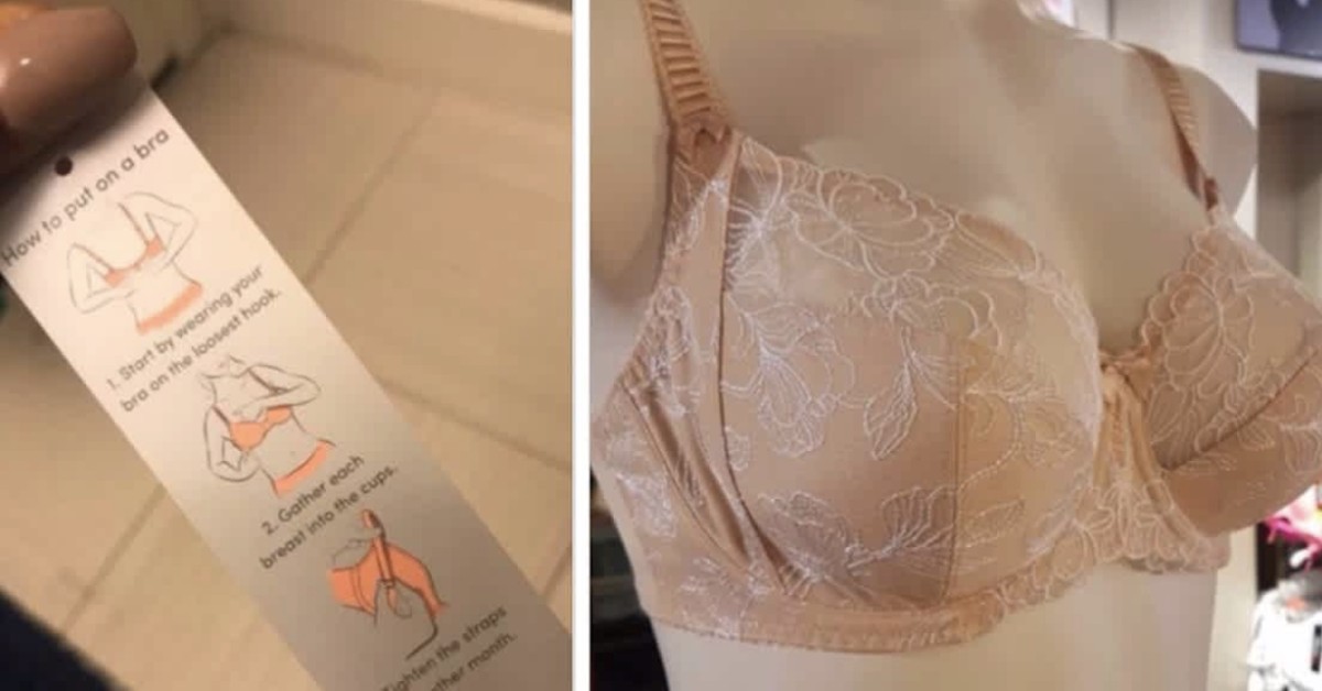 Woman Realizes She’s Been Wearing Her Bra Right After Finding Instructions On A Tag (And I Bet You Have Been Too)
