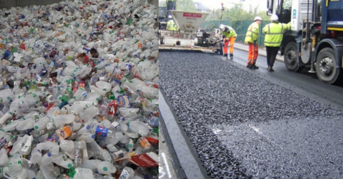 Experts Say New Plastic Bottle Roads Will Last 10 Times Longer Than Asphalt