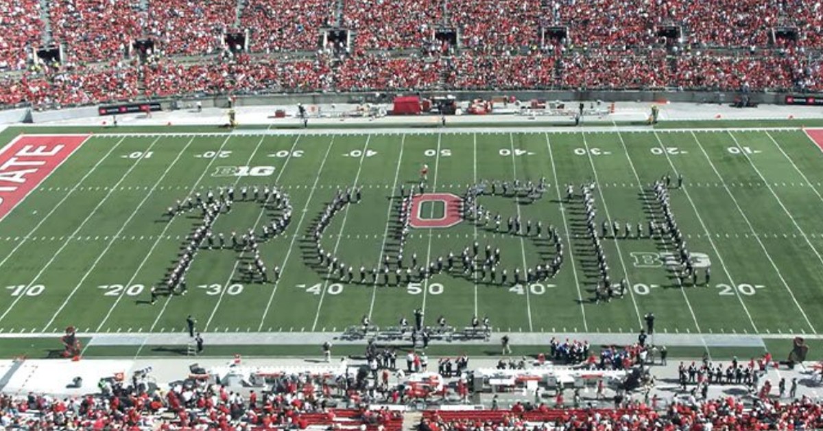 Famous Marching Band Leaves The Crowd Speechless After Their Epic Halftime Rush Tribute Performance