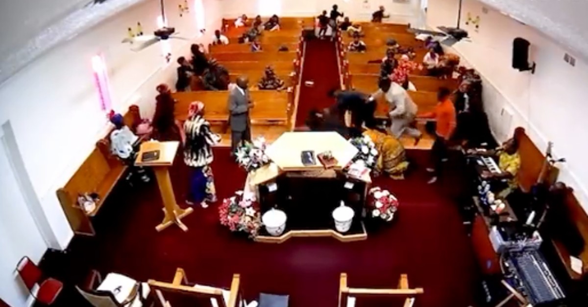 Pastor Knows Exactly What To Do When Crazed Man Walks Up to the Altar And Pulls Gun on Congregants