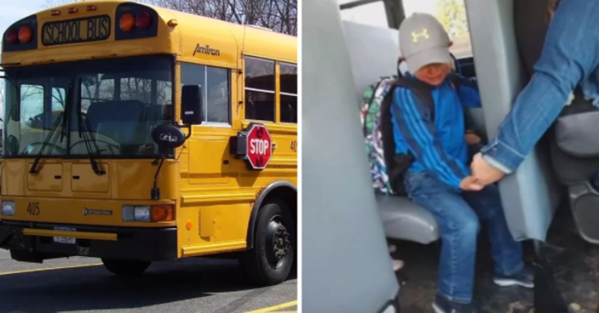 Photo Of Bus Driver Holding Little Boy’s Hand Goes Viral And Police