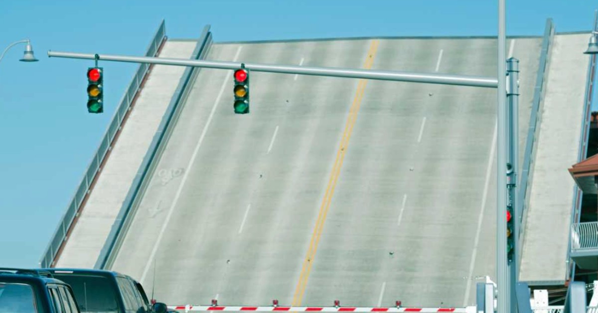 Video Of Terrifying Incident Goes Viral When Drawbridge Opens While Car Is Stil Crossing