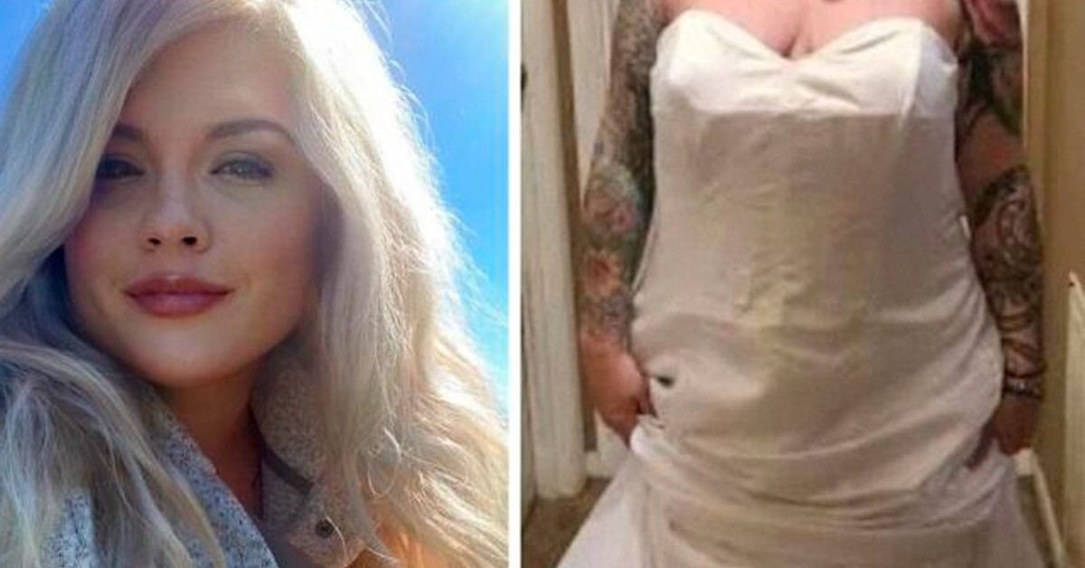 Bride Complains Of Her Wedding Dress Then Company Points Something Embarrassing Out