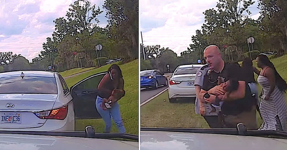Cop Takes Lifeless Baby From Mom And Saves His Life With One Simple Decision