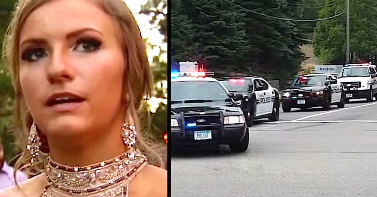 After Teen&#8217;s Dad Dies Unexpectedly, Cop Cars Shows Up Outside Her Senior Prom