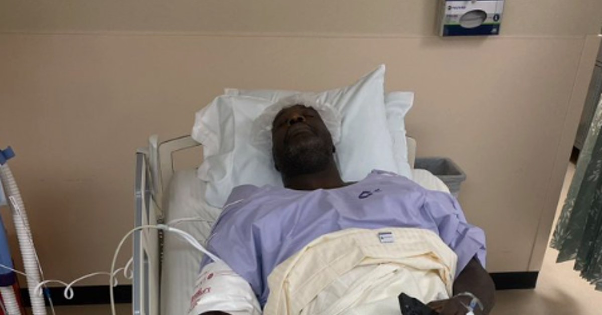 Shaq Sends Update From Hospital Bed, Prayers Needed