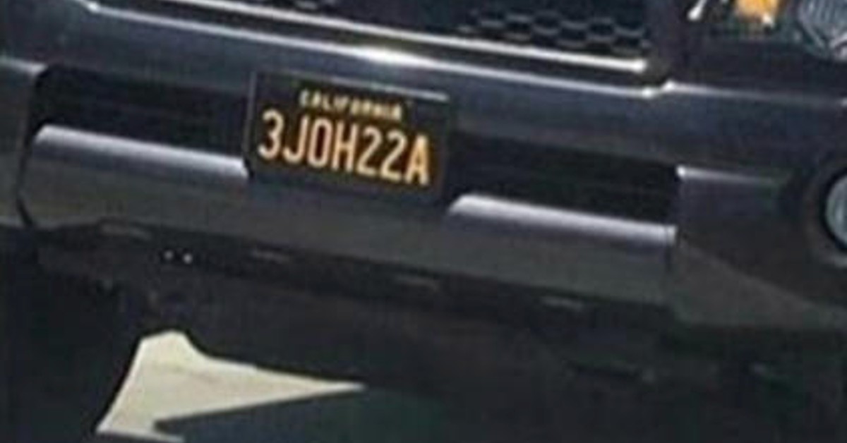 license plate has a hidden message – and it’s going viral across the